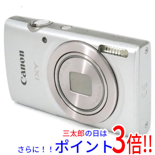【中古即納】送料無料 キヤノン Canon製 コンパクトデジタルカメラ IXY200(SL) シルバー 2000万画素 IXY（キヤノン） SDメモリーカード HD（1280x720） 顔認識機能 1/2.3型 専用充電池の通販は