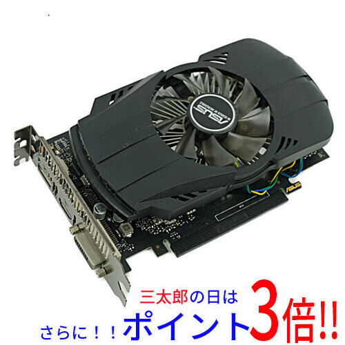 【中古】送料無料 ASUSグラボ PH-GTX1650-O4G PCIExp 4GB PCI-Express 4 GB 補助電源有