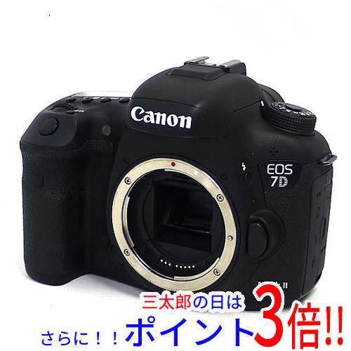 【中古即納】送料無料 キヤノン Canon製 デジタル一眼レフカメラ EOS 7D Mark IIボディ EOS（キヤノン） SDメモリーカード 防滴・防水 フ