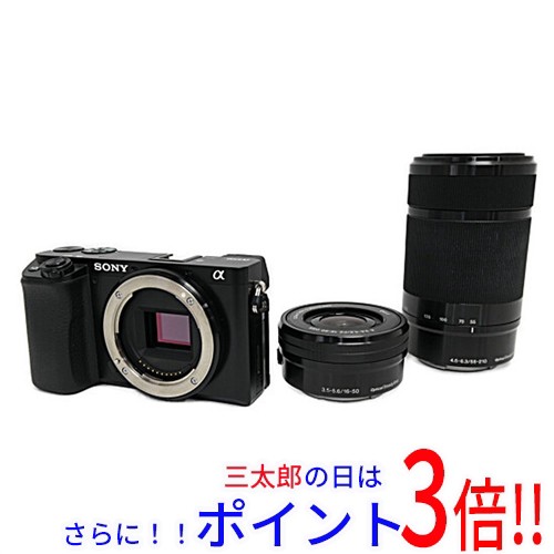 ソニー SONY ミラーレス一眼カメラ α6100 ダブルズームレンズキット