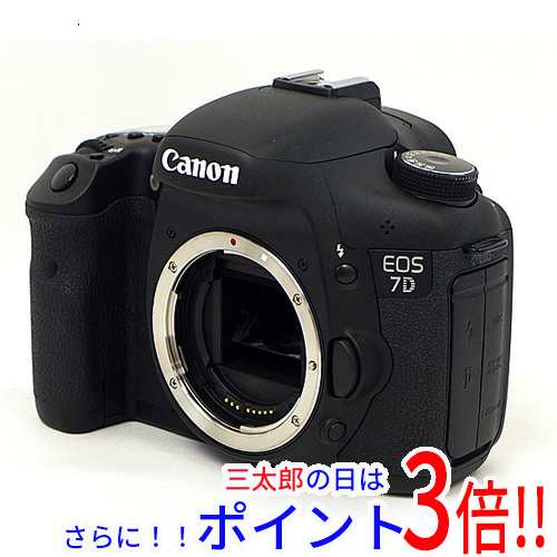 【中古即納】送料無料 キヤノン Canon製 デジタル一眼レフカメラ EOS 7D ボディ EOS（キヤノン） 防滴・防水 PictBridge対応有 ボディの