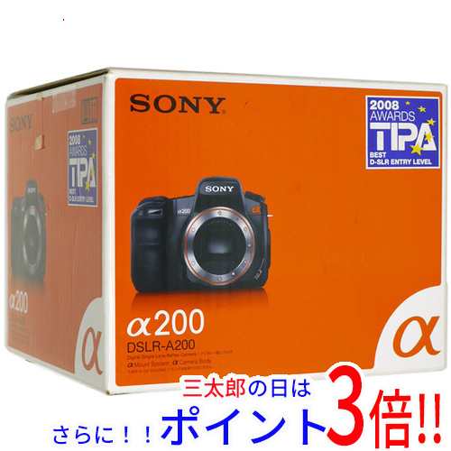 中古即納】送料無料 ソニー SONY デジタル一眼レフカメラ α200 ボディ