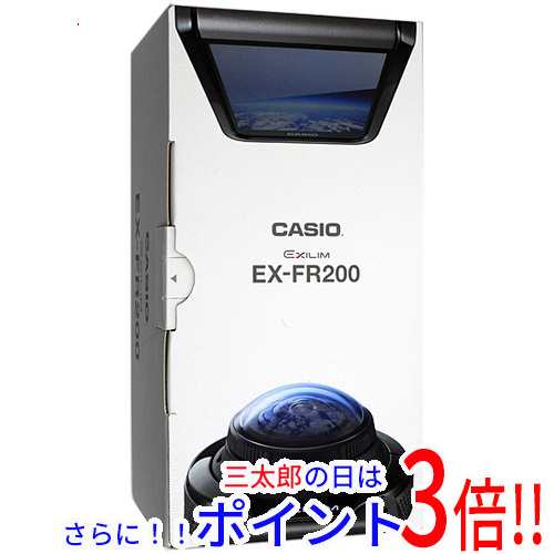 送料無料 カシオ CASIO デジタルカメラ EXILIM EX-FR200BK ブラック ...