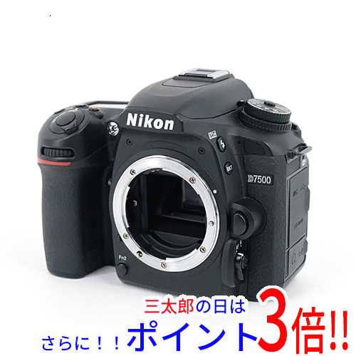 【中古即納】送料無料 ニコン Nikon デジタル一眼レフカメラ D7500 ボディ Dシリーズ（ニコン） SDメモリーカード 防滴・防水 Bluetooth