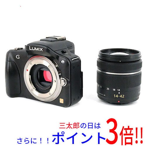 【中古即納】送料無料 Panasonic LUMIX DMC-G3K-K レンズキット