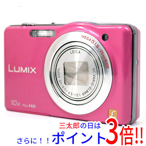 【中古即納】送料無料 Panasonic LUMIX DMC-SZ7-P ピンク/1410万画素の通販は