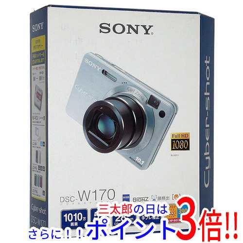 送料無料 SONY製 Cyber-shot DSC-W170 ブラック 1010万画素 元箱あり