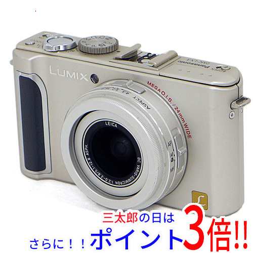 【中古即納】送料無料 Panasonic LUMIX DMC-LX3-S シルバー/1010万画素 液晶いたみ