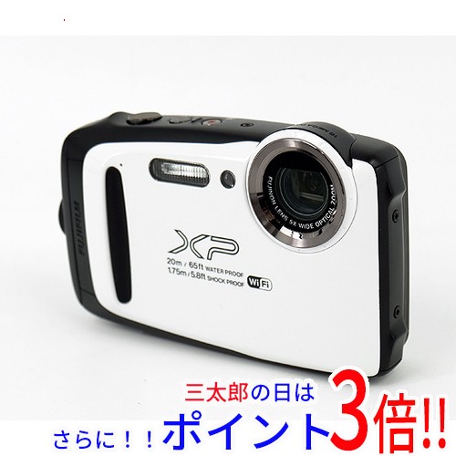 【中古即納】送料無料 FUJIFILM デジタルカメラ FinePix XP130 ホワイト/1640万画素 本体のみ