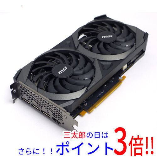 【１日と三太郎の日はポイント３倍！！】【中古】送料無料 MSI製グラボ GeForce RTX 3060 Ti VENTUS 2X 8G V1 LHR PCIExp 8GB