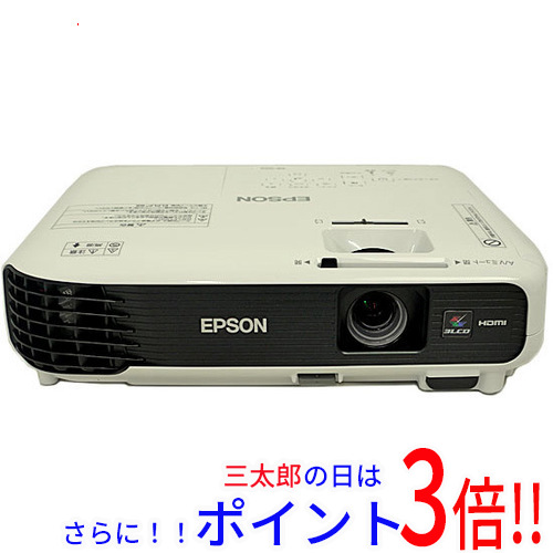 【１日と三太郎の日はポイント３倍！！】【中古】送料無料 EPSON製 液晶プロジェクター EB-S04 3000ルーメン 本体のみ 本体いたみ