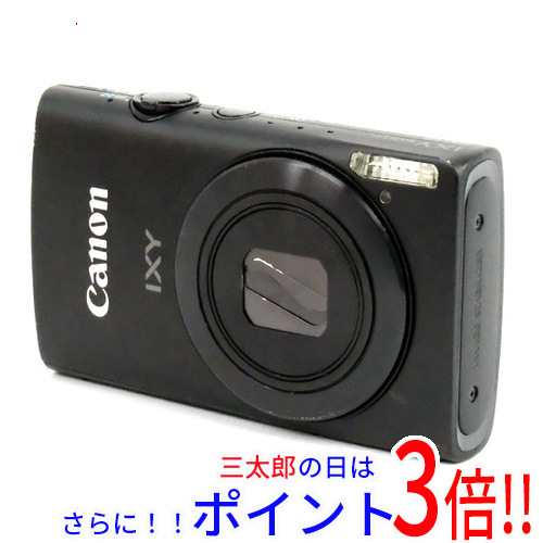 【中古即納】送料無料 Canon製 デジカメ IXY 600F ブラック 1210万画素 本体のみ 液晶画面いたみ