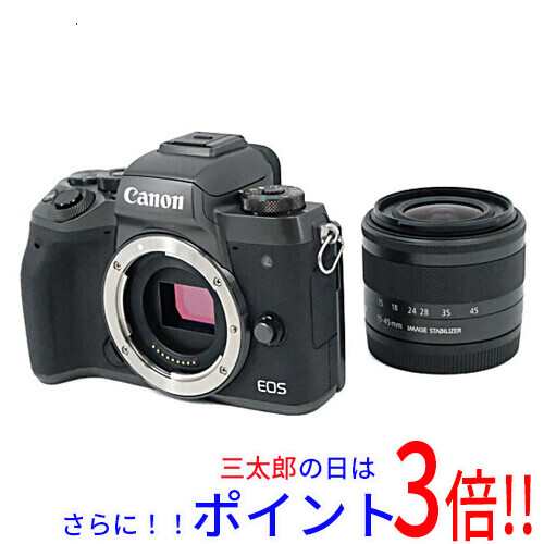 【中古即納】送料無料 Canon製 ミラーレス一眼カメラ EOS M5 EF-M15-45 IS STM レンズキット