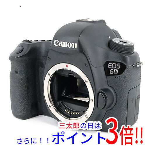 【中古即納】送料無料 Canon製 デジタル一眼レフカメラ EOS 6D ボディ 本体のみ 液晶画面いたみ