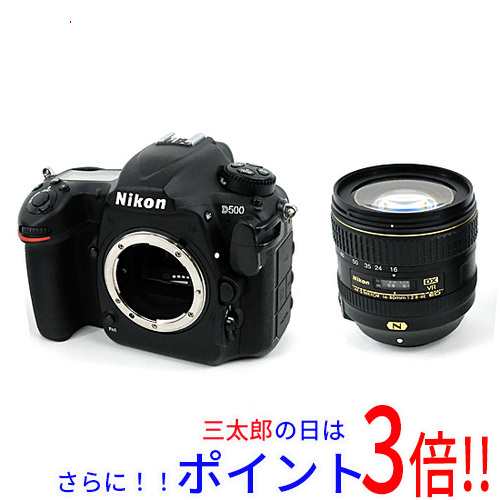 【中古即納】送料無料 Nikon D500 16-80 VR レンズキット 2088万画素