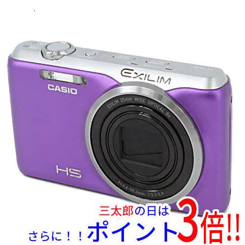 【中古即納】送料無料 CASIO HI-SPEED EXILIM EX-ZR20 パープル 1610万画素