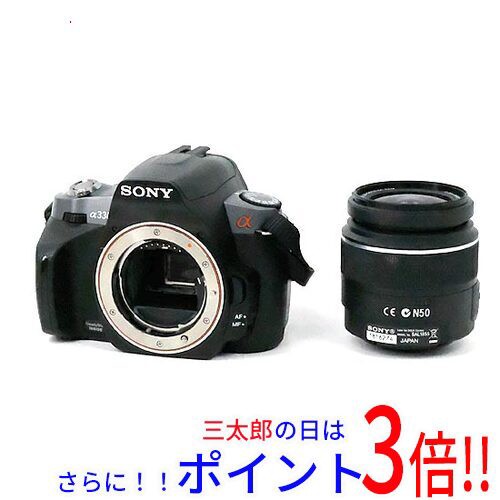 【中古即納】送料無料 SONY デジタル一眼 ズームレンズキット DSLR-A330L/B