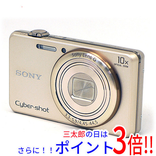 【中古即納】送料無料 SONY製 Cyber-shot DSC-WX200 ゴールド/1820万画素 本体のみの通販は