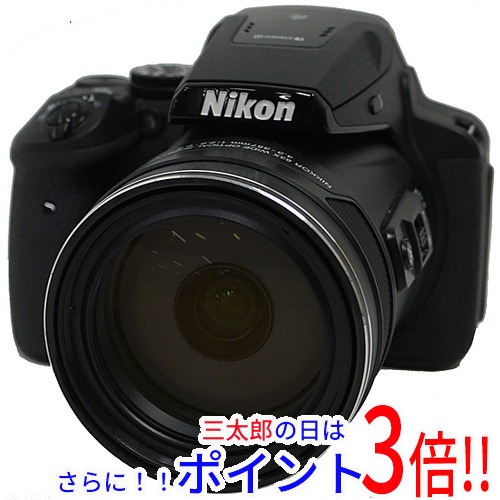 中古即納】送料無料 Nikon製 デジカメ COOLPIX P900 ブラック
