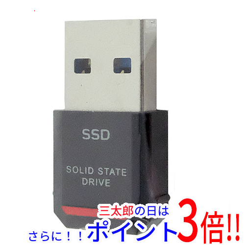Buffalo - BUFFALO　PS5/PS4対応 超小型ポータブルSSD SSD-PST1.0U3BA/N　ブラック　1TB　未使用 1日と三太郎の日はポイント3倍！！】【中古即納】送料無料