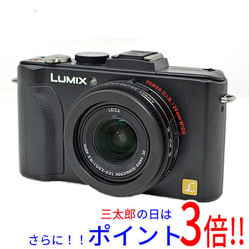 中古】パナソニック デジタルカメラ ルミックス ブラック DMC-LX5-K  