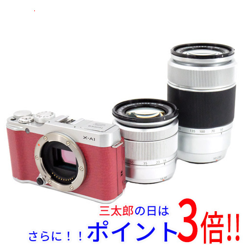 X-A1 ダブルズームレンズキット（レッド） FUJIFILMミラーレス一眼
