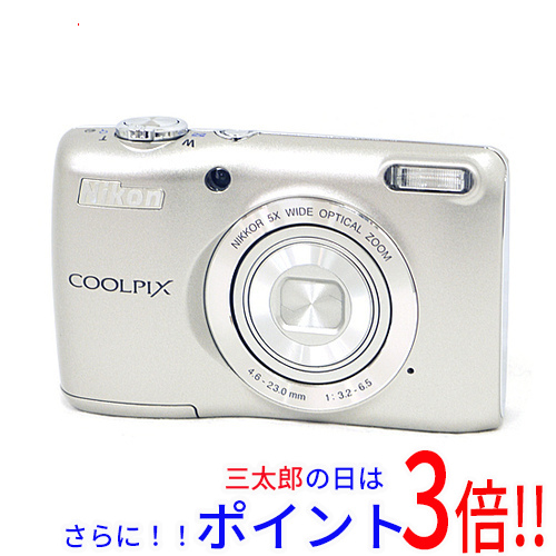 美品】Nikon COOLPIX L26 シルバー⭐︎単三電池2本付き Nikon COOLPIX L26