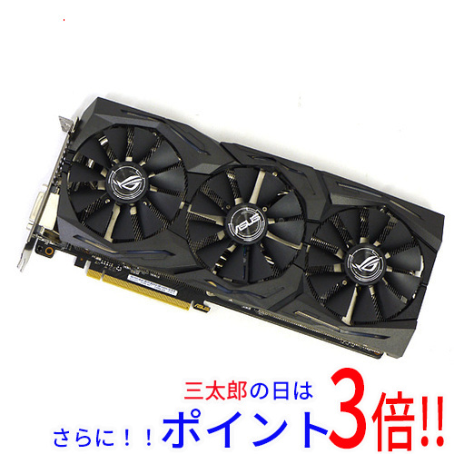 【１日と三太郎の日はポイント３倍！！】【中古】送料無料 ASUS製グラボ ROG STRIX-GTX1080-8G-GAMING PCIExp 8GB