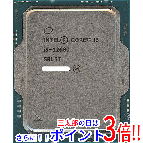 【中古】送料無料 Core i5 12600 3.3GHz LGA1700 SRL5T