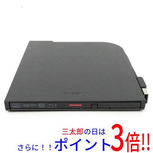 【中古】送料無料 BUFFALO 外付けブルーレイドライブ BRXL-PT6U2V-BKD ブラック