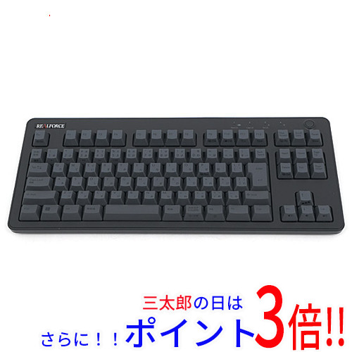 【中古】送料無料 東プレ キーボード REALFORCE R3 R3HC11 ブラック/ダークグレー 元箱あり
