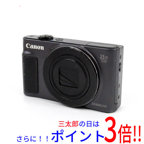 【中古】送料無料 Canon製 PowerShot SX620 HS ブラック 2020万画素 本体いたみ 本体のみ
