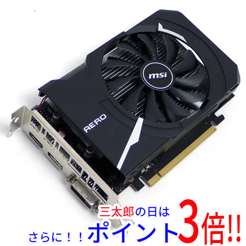 【中古】貨物輸送無料 MSI グラボ GeForce GTX 1630 AERO ITX 4G OC PCIExp 4GB