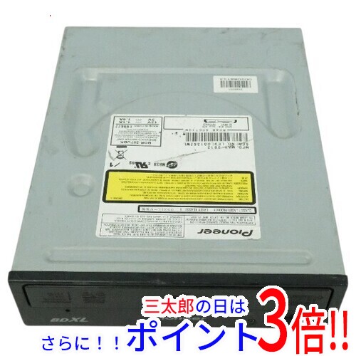【中古】送料無料 PIONEER 内蔵型ブルーレイドライブ BDR-207UBK