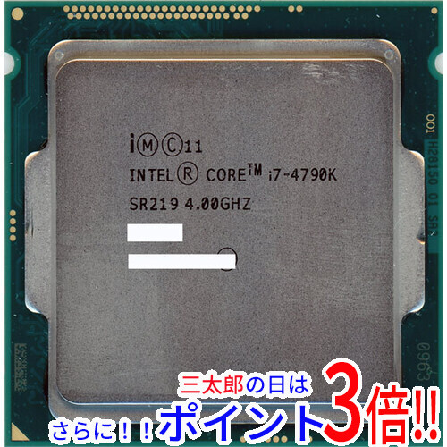 中古】Intel Core i7-4790K(4.0GHz/TB:4.4GHz) BOX LGA1150/4C/8T/L3 