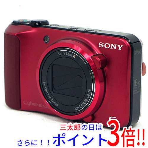 【中古即納】送料無料 SONY製 Cyber-shot DSC-HX10V/R レッド 1820万画素