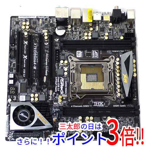 【中古即納】送料無料 ASRock製 MicroATXマザーボード X79 Extreme4-M LGA2011