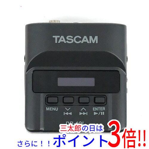 【新品即納】送料無料 TASCAM ピンマイクレコーダー DR-10L ローカットフィルタ有