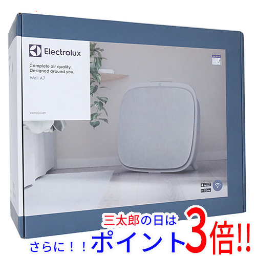 【１日と三太郎の日はポイント３倍！！】【新品】送料無料 エレクトロラックス Electrolux 空気清浄機 Well A7 WA71-305GY ライトグレー PM2.5対応 ファン式 ホコリセンサー HEPA
