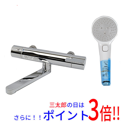 【新品即納】送料無料 トートー TOTO 壁付サーモスタット混合水栓(コンフォートウエーブクリック) TBV03402J1 13,248円