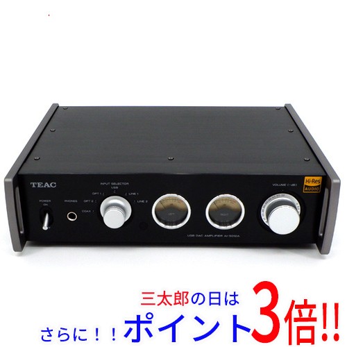 送料無料 【新品(開封のみ)】 ティアック プリメインアンプ AI-501DA-B ブラック