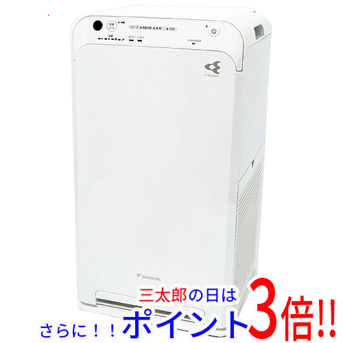 【１日と三太郎の日はポイント３倍！！】送料無料 ダイキン 【新品訳あり(箱きず・やぶれ)】 DAIKIN ストリーマ空気清浄機 ACM55Z-W ホワイト TAFU PM2.5対応 ニオイセンサー ファン式