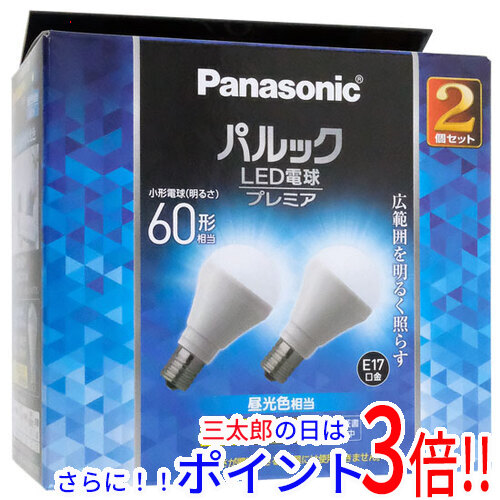 【新品即納】送料無料 Panasonic LED電球 プレミア 昼光色 2個入り LDA7DGE17K6ESW2F2Tの通販は 5,400円