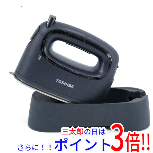 送料無料 【新品(開封のみ・箱きず・やぶれ)】 TOSHIBA コードレス衣類スチーマー La・Coo S TAS-MX6(H) ダークグレーの通販は 7,291円