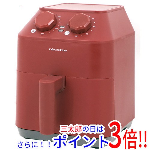 送料無料 レコルト Air Oven(エアーオーブン) RAO-1(R) レッド