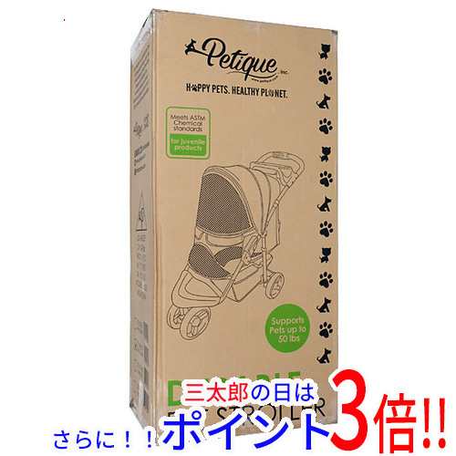 送料無料 【新品(開封のみ)】 Petique ペット ストローラー ラズベリー