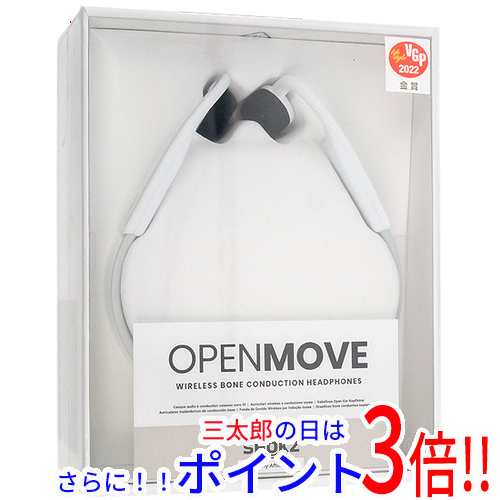 送料無料 Shokz 骨伝導ワイヤレスヘッドホン OpenMove S661 ホワイト