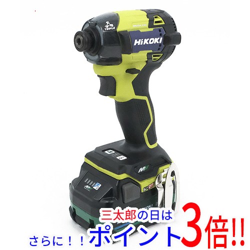 【新品即納】送料無料 HiKOKI 36V コードレスインパクトドライバ WH36DD (2XHYSZ) スパイダーイエロー