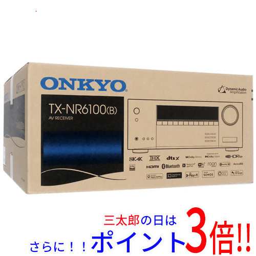 【新品即納】送料無料 ONKYO 7.2ch対応AVレシーバー TX-NR6100(B) ブラック