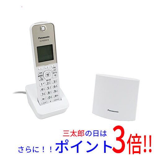 【新品即納】送料無料 Panasonic コードレス電話機(子機1台付き) RU・RU・RU VE-GDL45DL-W ホワイト